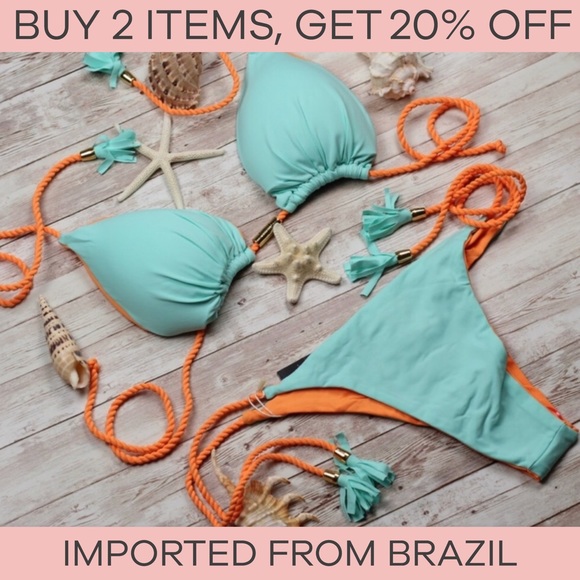 Double face bikini set - top & bottom - 2 piece - Picture 2 of 16